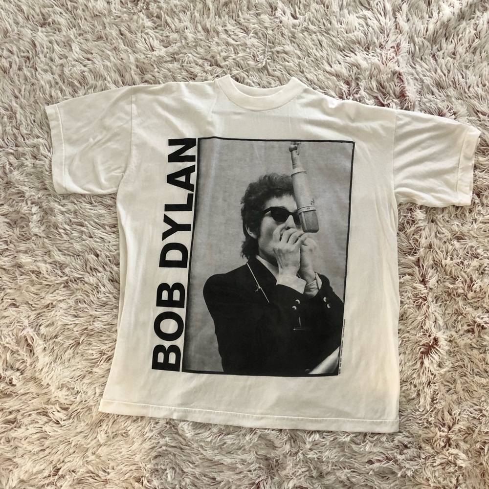**VINTAGE Bob Dylan Graphic T-Shirt 1991